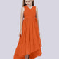 Chiffon High-Low Junior Bridesmaid Dress