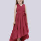 Chiffon High-Low Junior Bridesmaid Dress