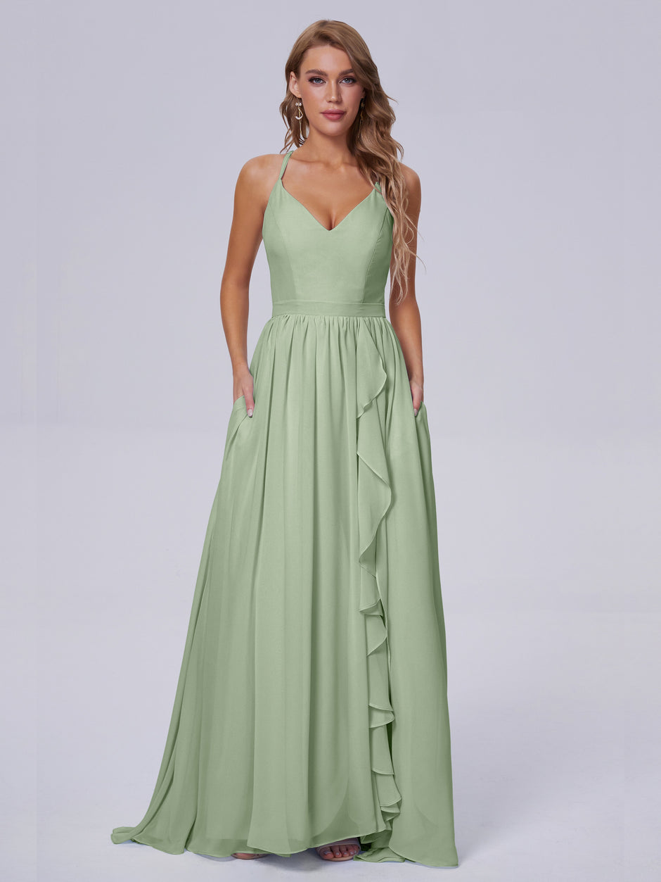 Popular Dusty Sage Bridesmaid Dresses | Cicinia – Page 2