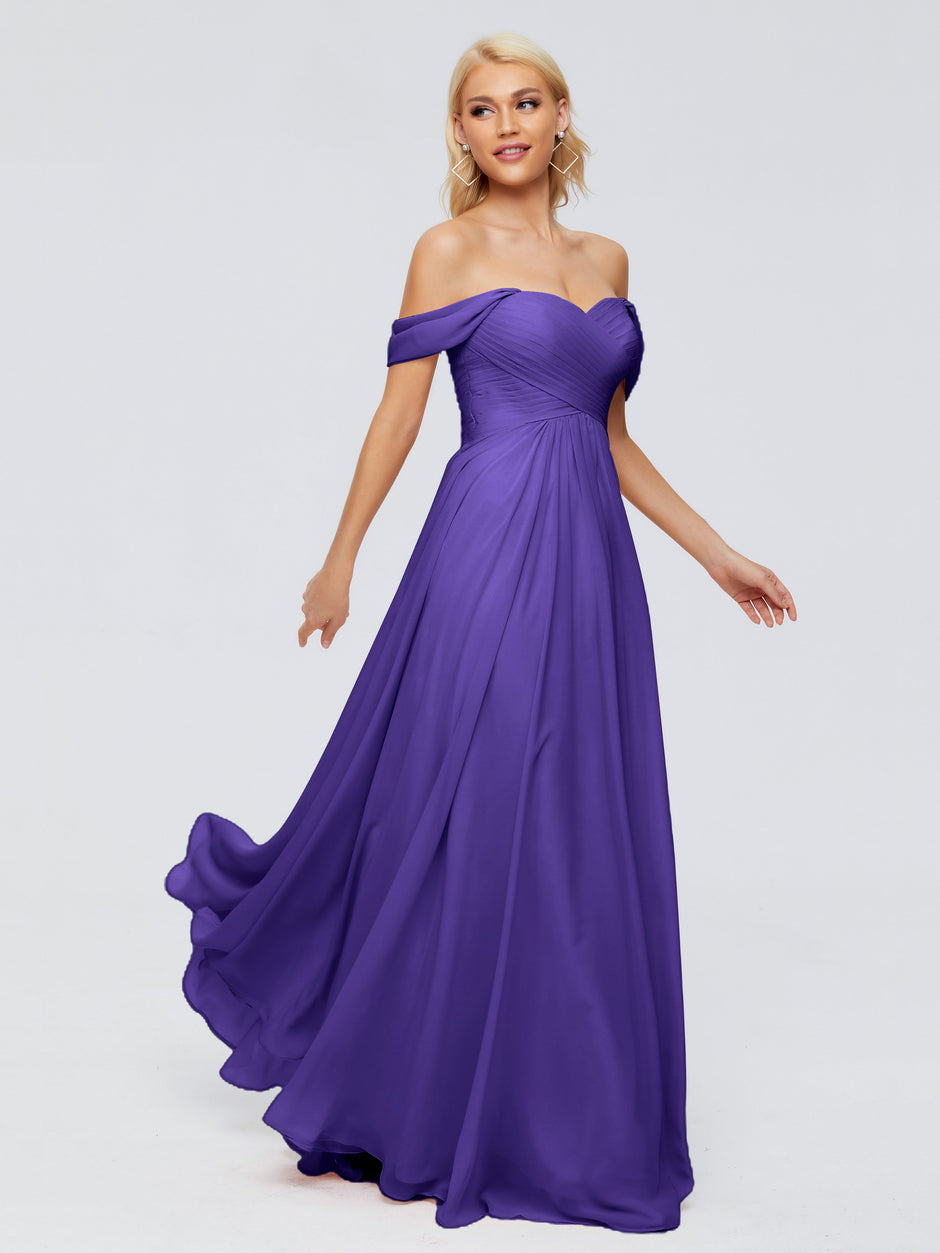 Stylish Asymmetrical Regency Bridesmaid Dresses | Cicinia